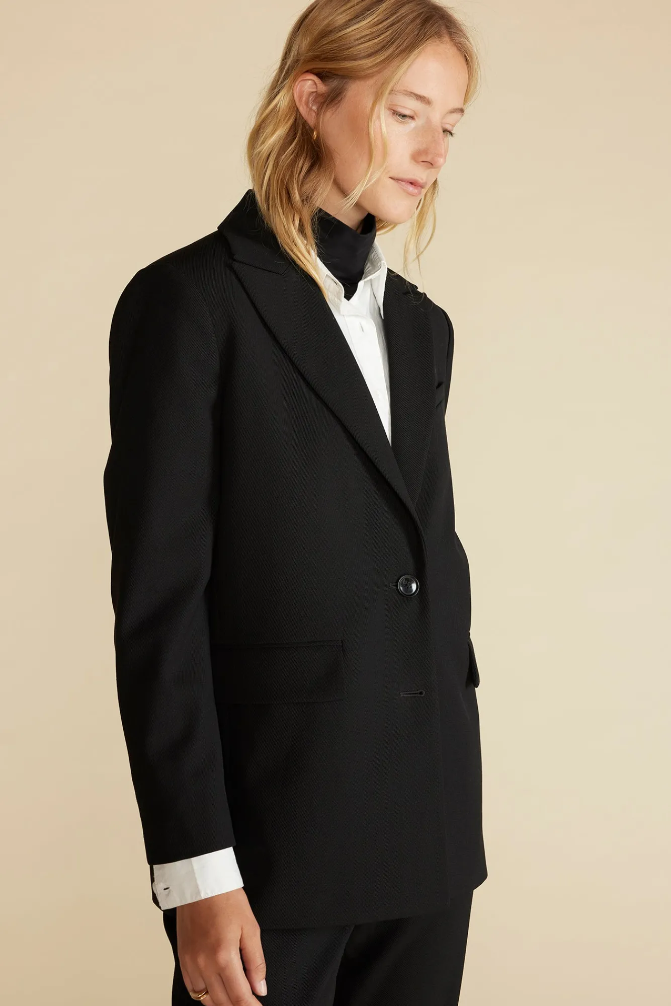 Amour Vert Alix Boyfriend Blazer- Jackets & Outerwear|Clearance
