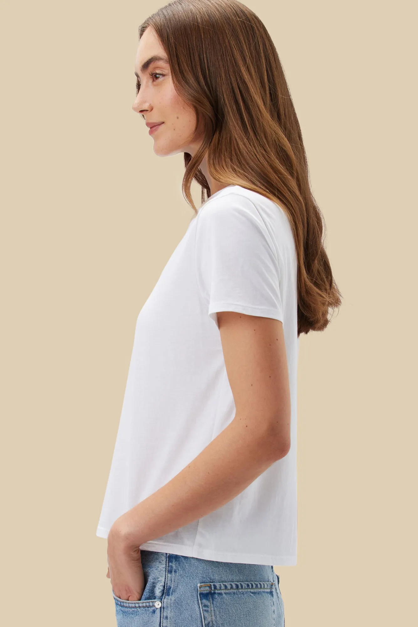 Amour Vert Berkeley Organic Cotton Tee- Tops|Tees
