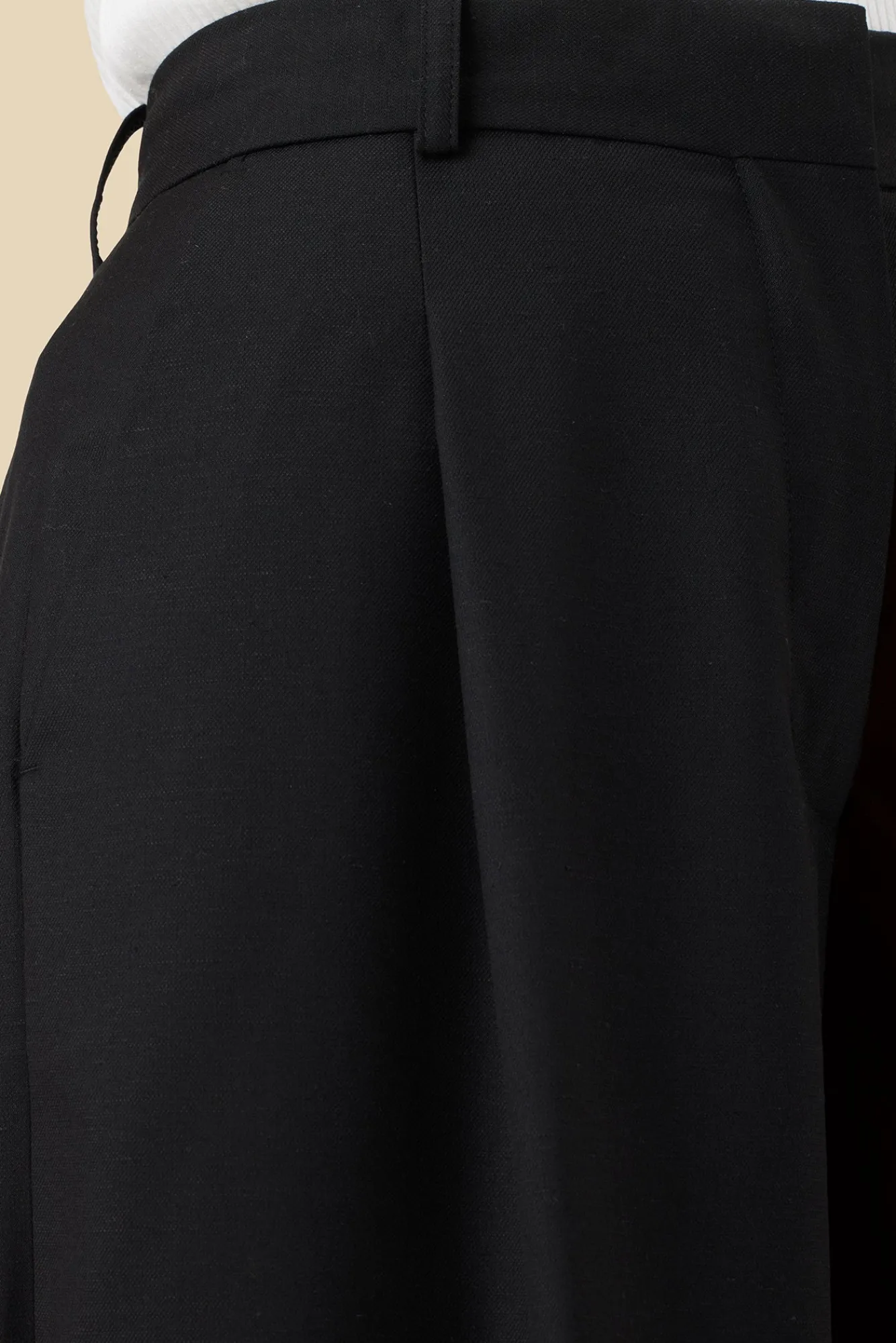 Amour Vert Pleated Wide Leg Trouser- Clearance