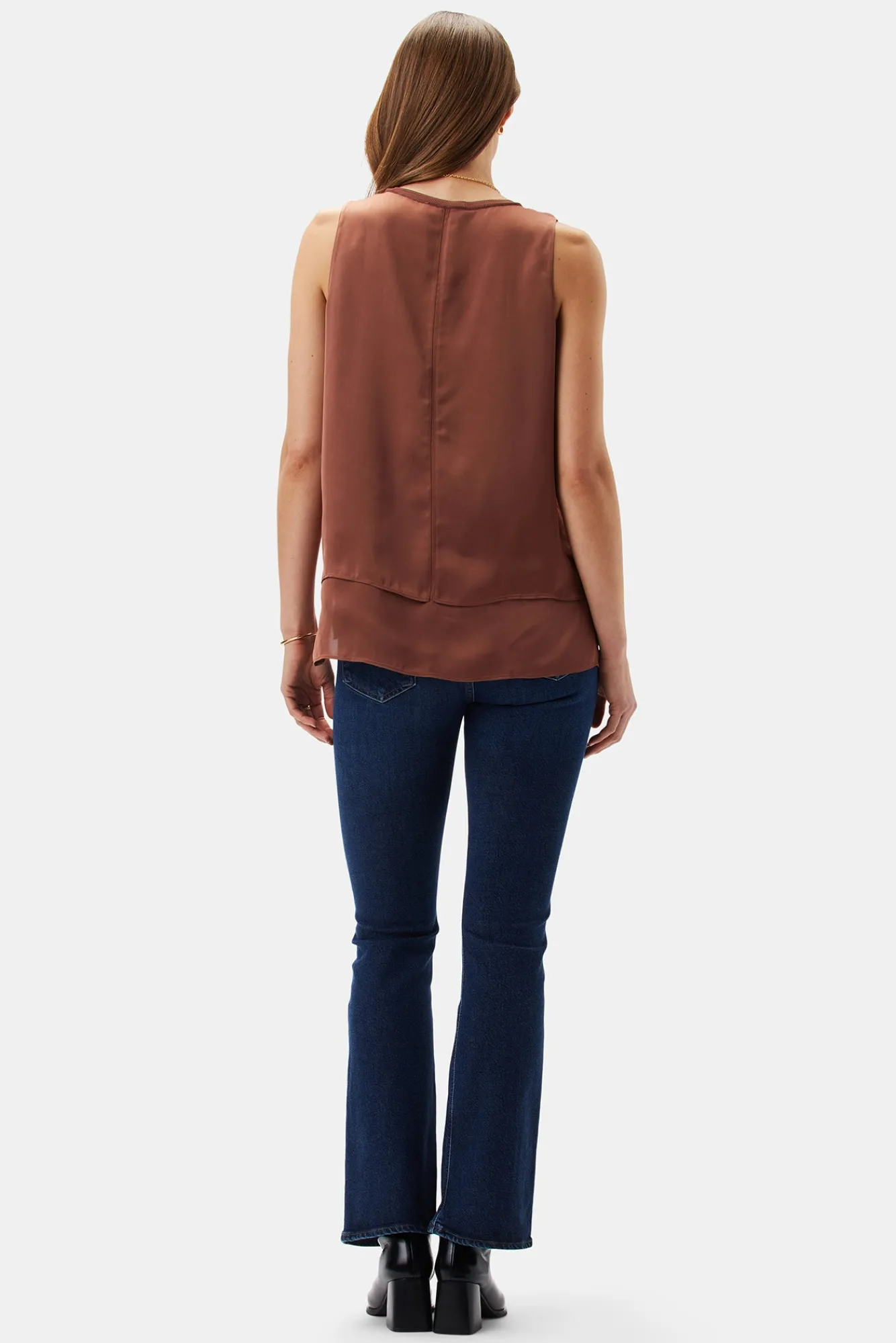 Amour Vert Zola Doubled Tank- Tops|Clearance