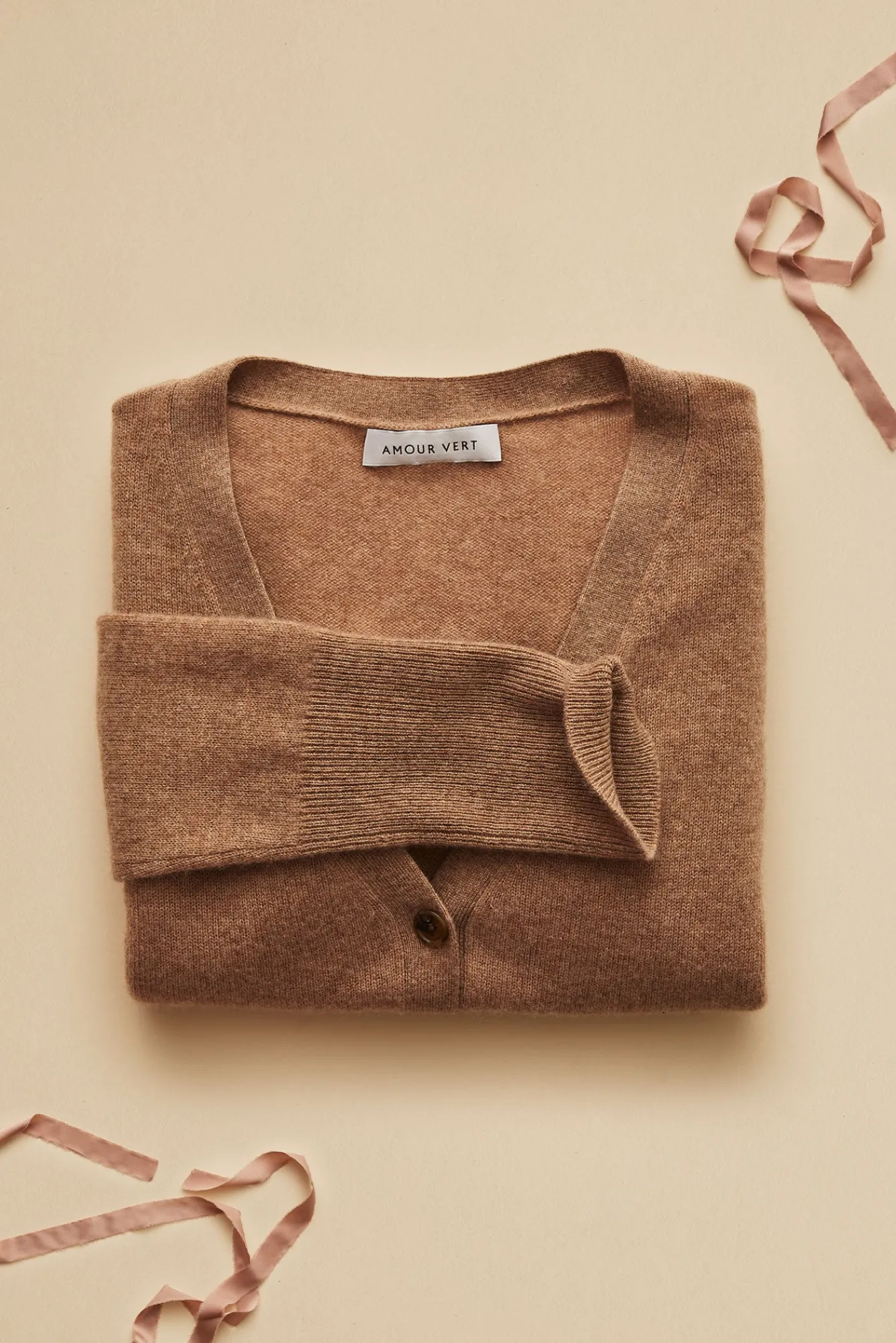 Amour Vert Mason Cashmere Cardigan- Sweaters & Cardigans