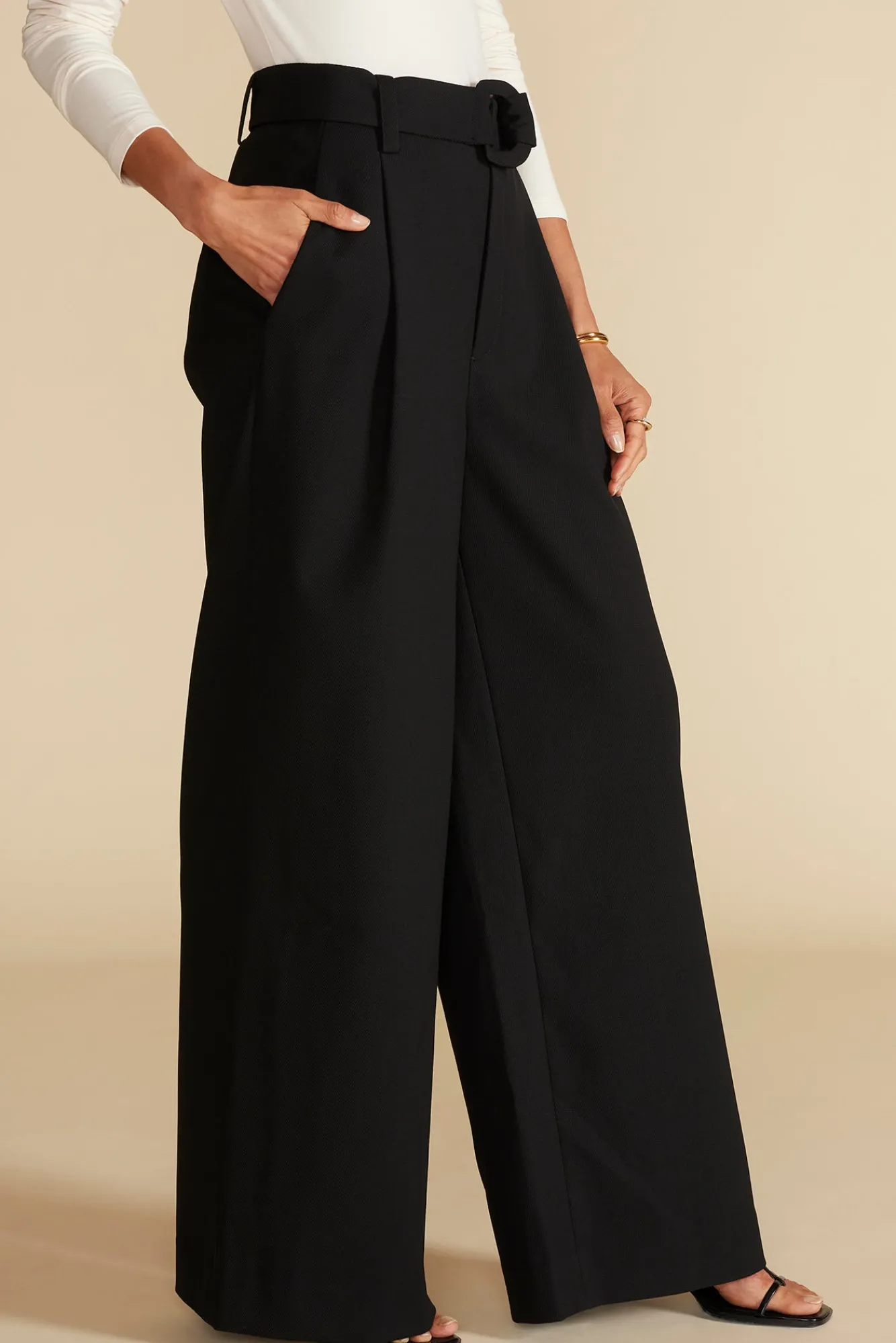Amour Vert Victoire Wide Leg Pants- Pants|Clearance