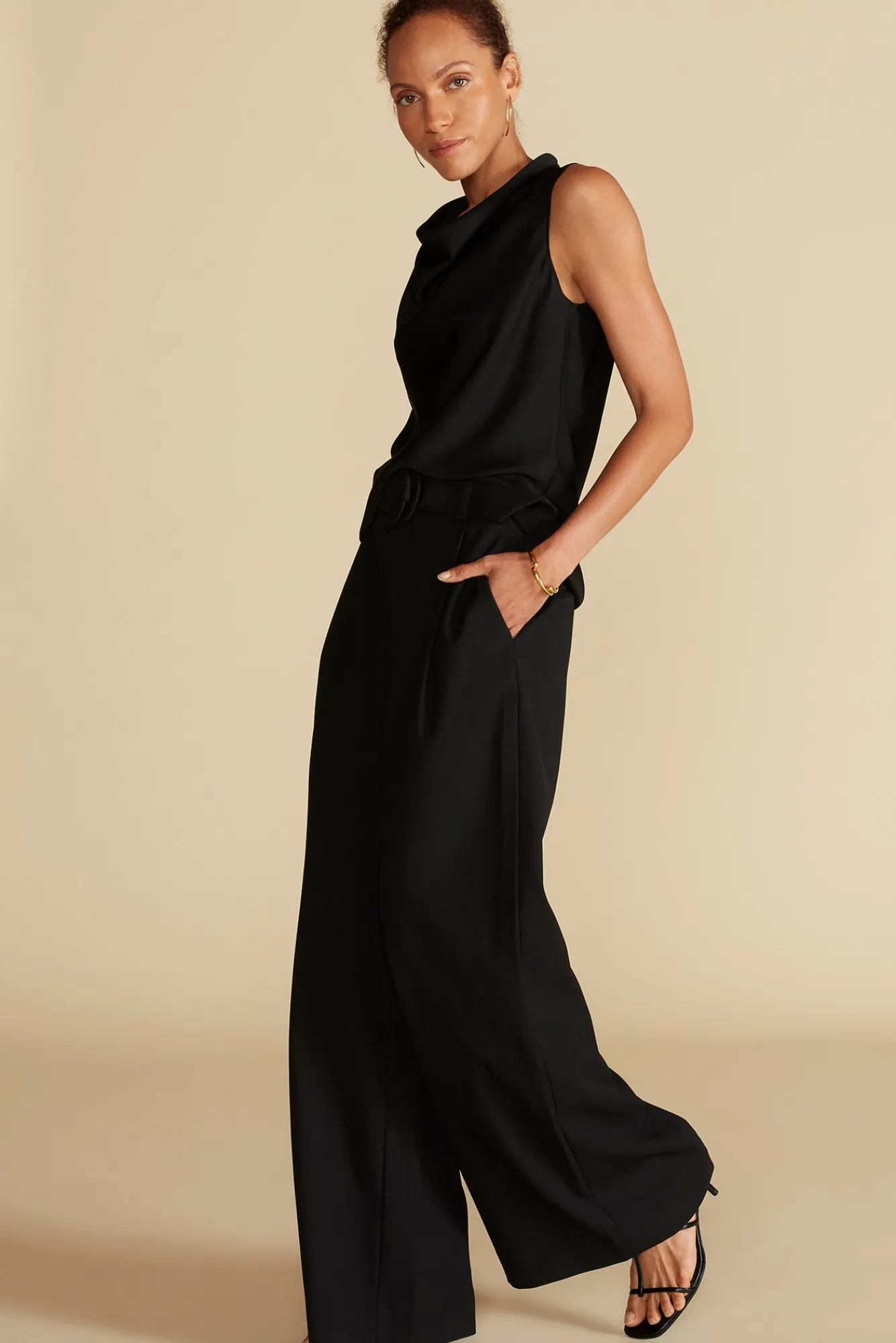 Amour Vert Victoire Wide Leg Pants- Pants|Clearance