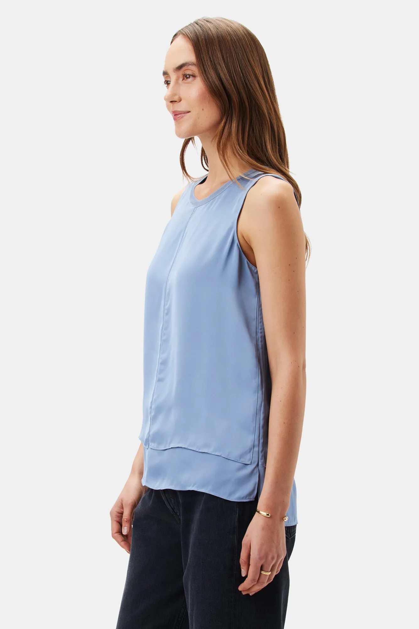 Amour Vert Zola Doubled Tank- Tops|Clearance
