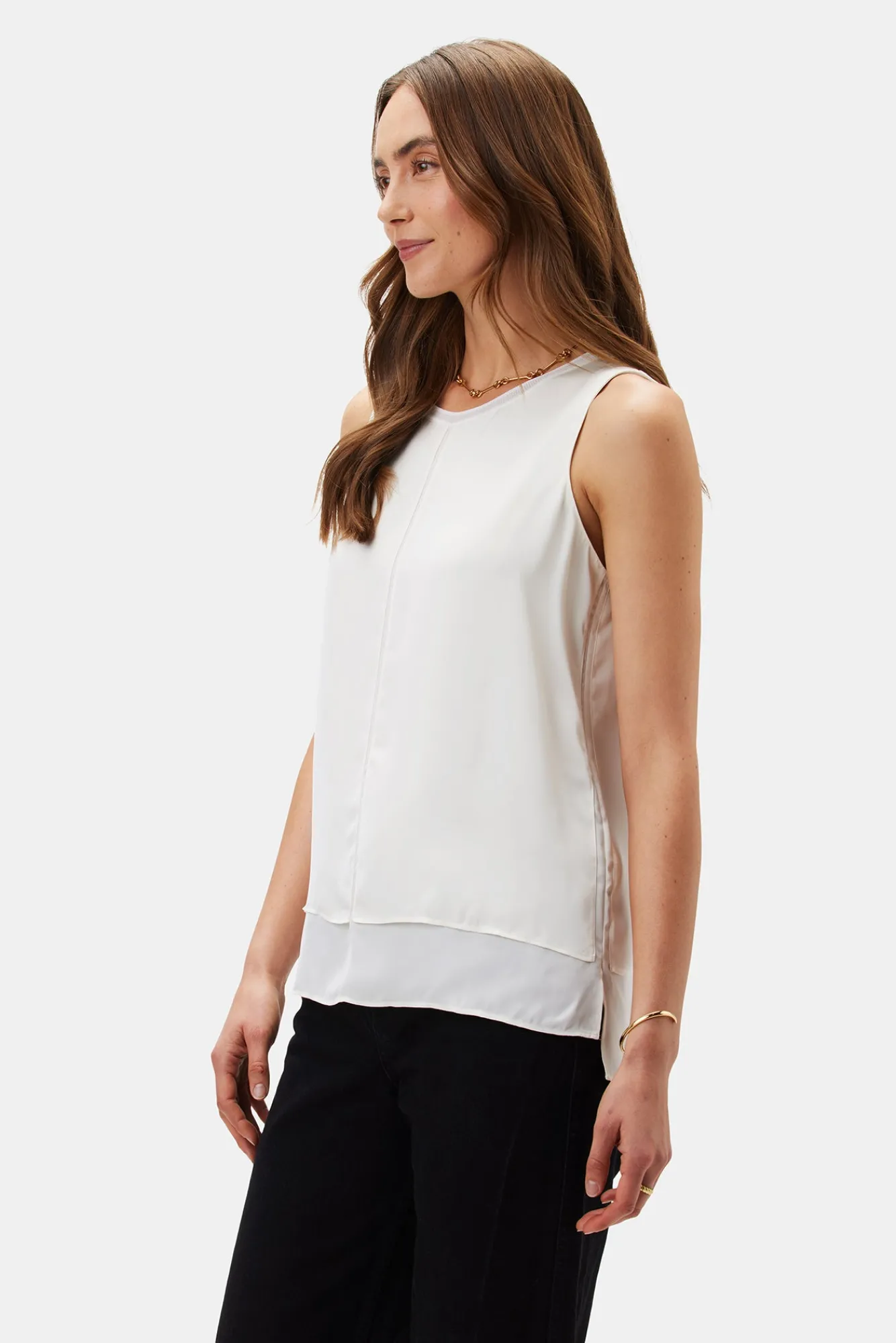 Amour Vert Zola Doubled Tank- Tops|Clearance