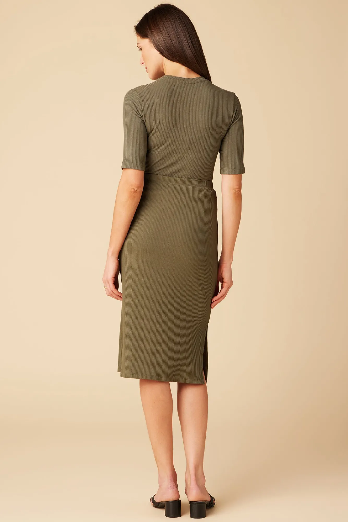 Amour Vert Vindy Paris Rib Skirt- Skirts|Clearance