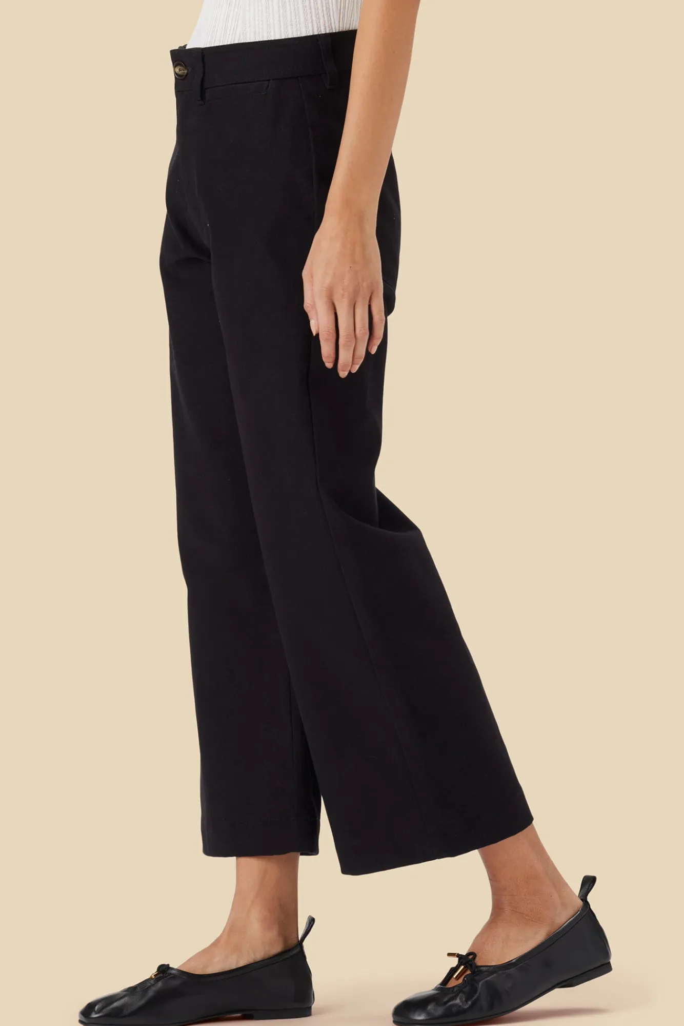Amour Vert Wide Leg Utility Pant- Pants|Clearance