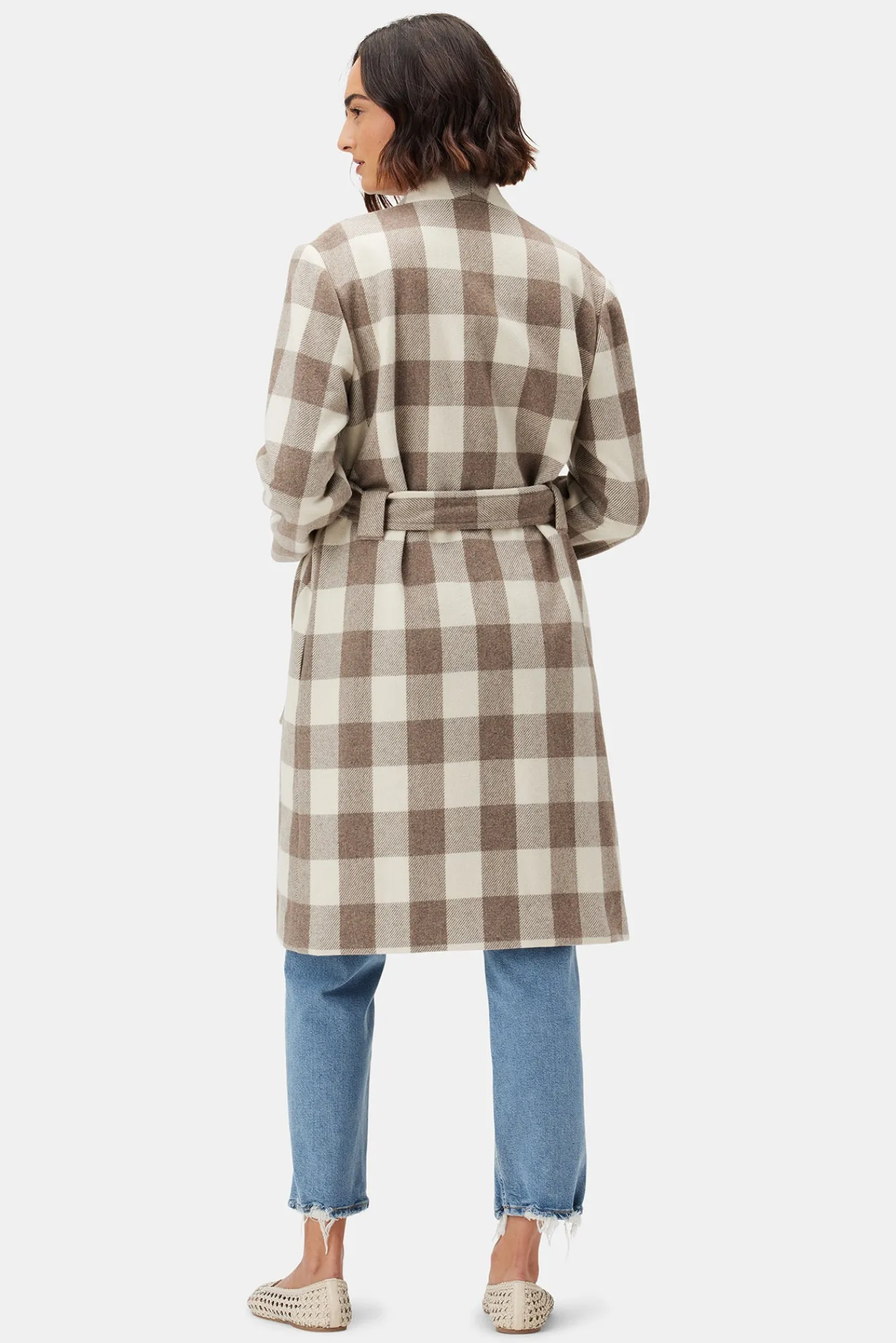 Amour Vert Zuly Wool Twill Coat- Jackets & Outerwear|Clearance