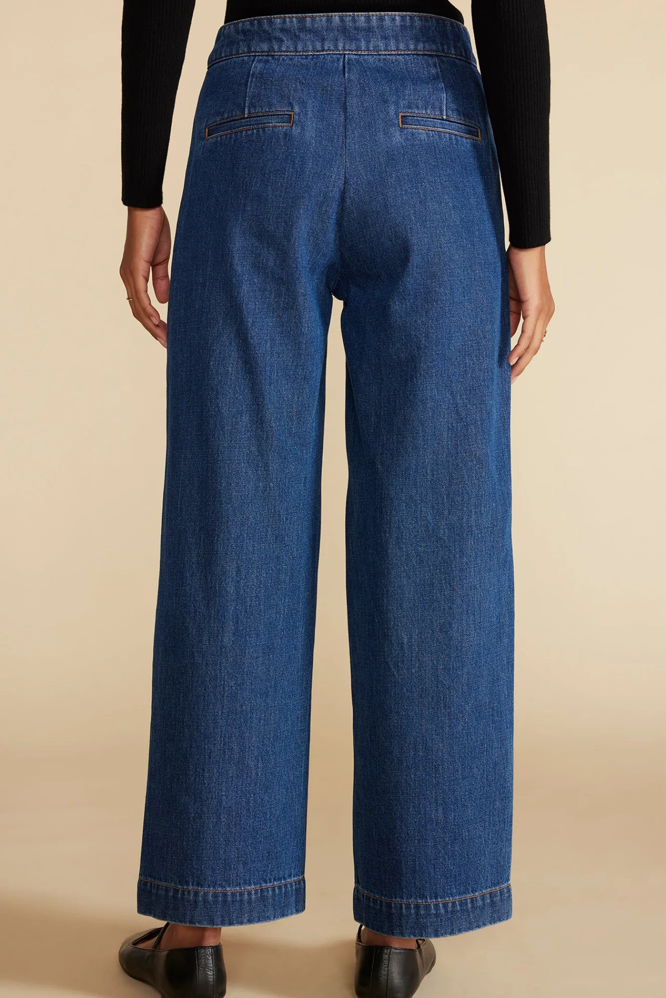 Amour Vert Alete Patch Pocket Jean- Pants|Denim