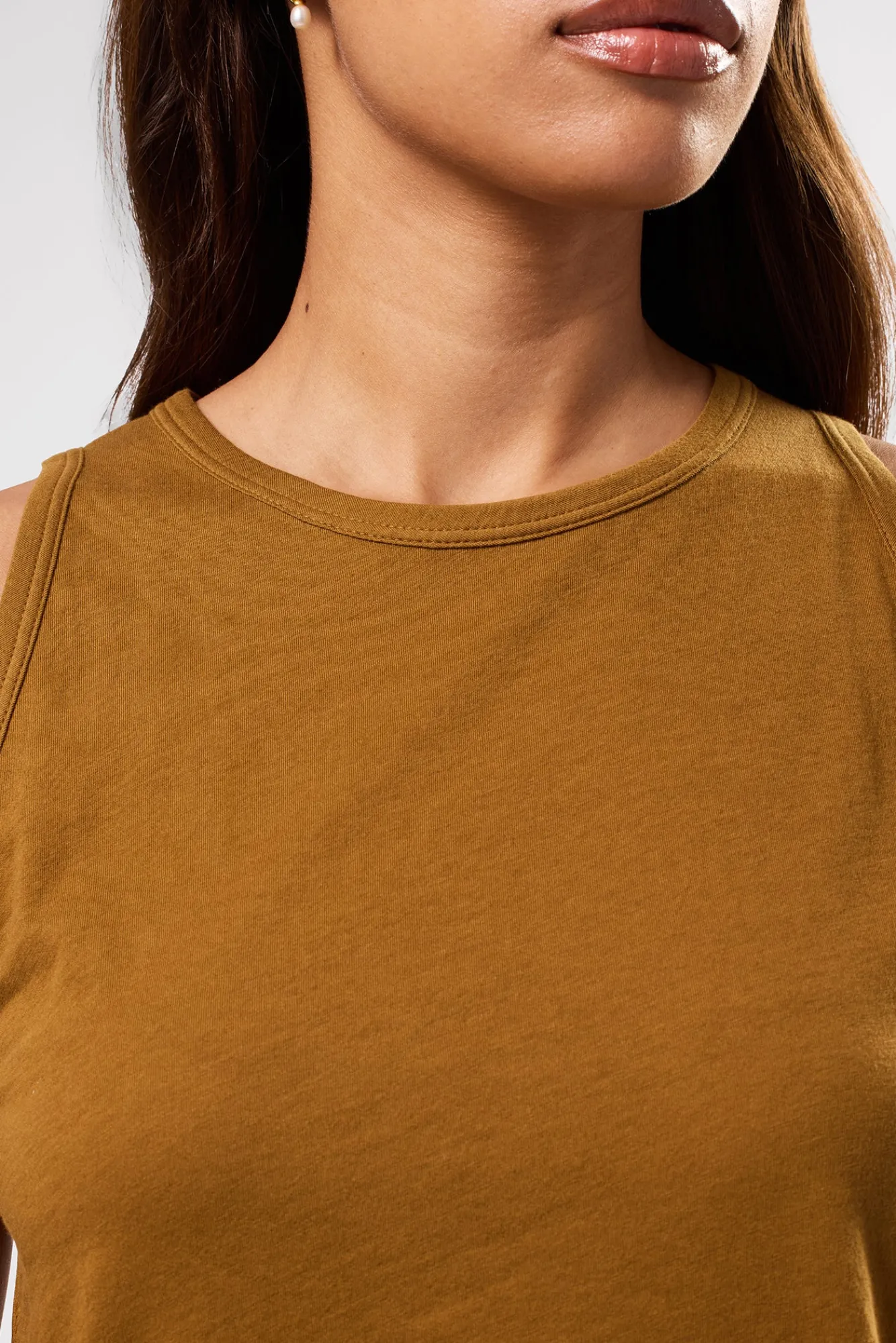 Amour Vert Jillian Organic Cotton Tank- Tops|Clearance