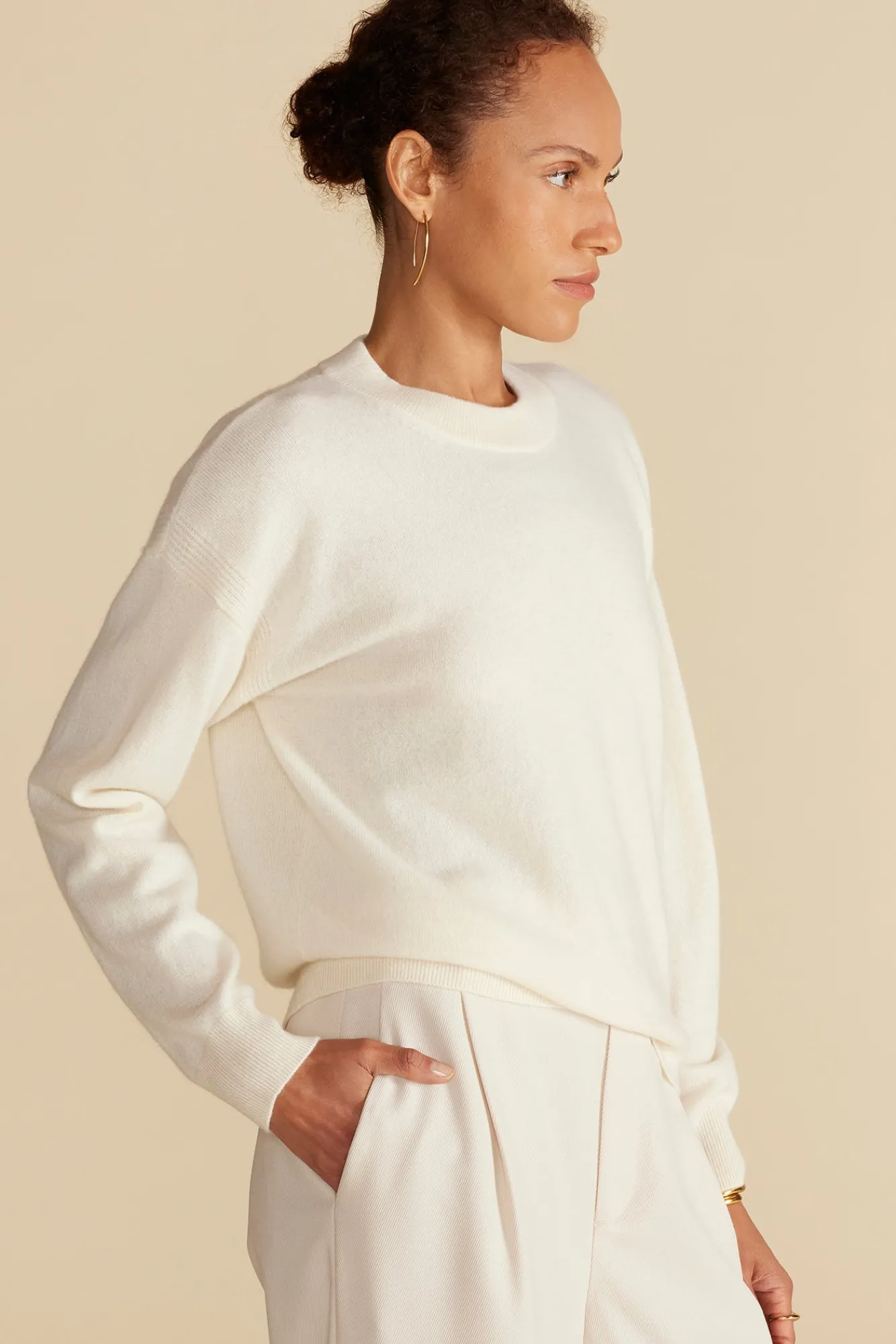 Amour Vert Pearl Cashmere Sweater- Sweaters & Cardigans