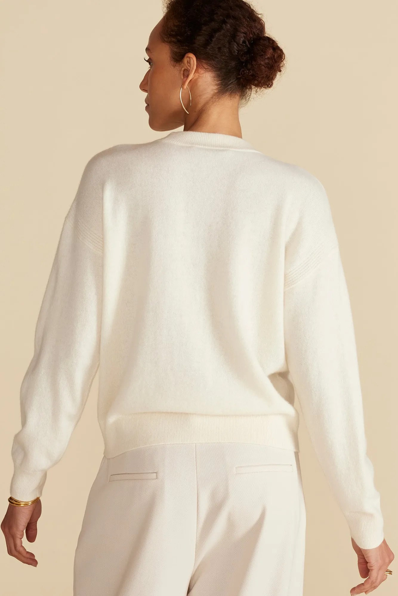 Amour Vert Pearl Cashmere Sweater- Sweaters & Cardigans
