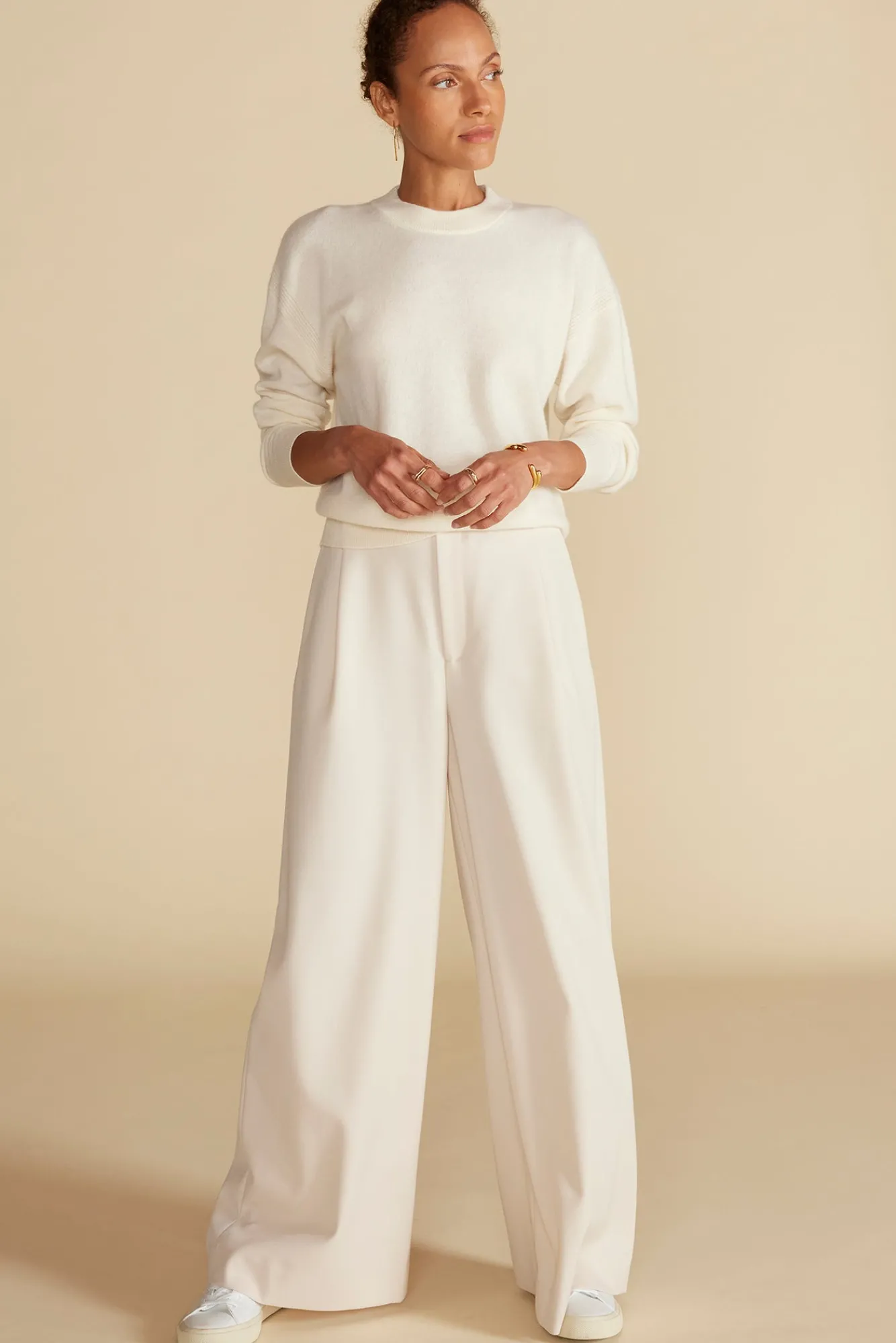 Amour Vert Pearl Cashmere Sweater- Sweaters & Cardigans