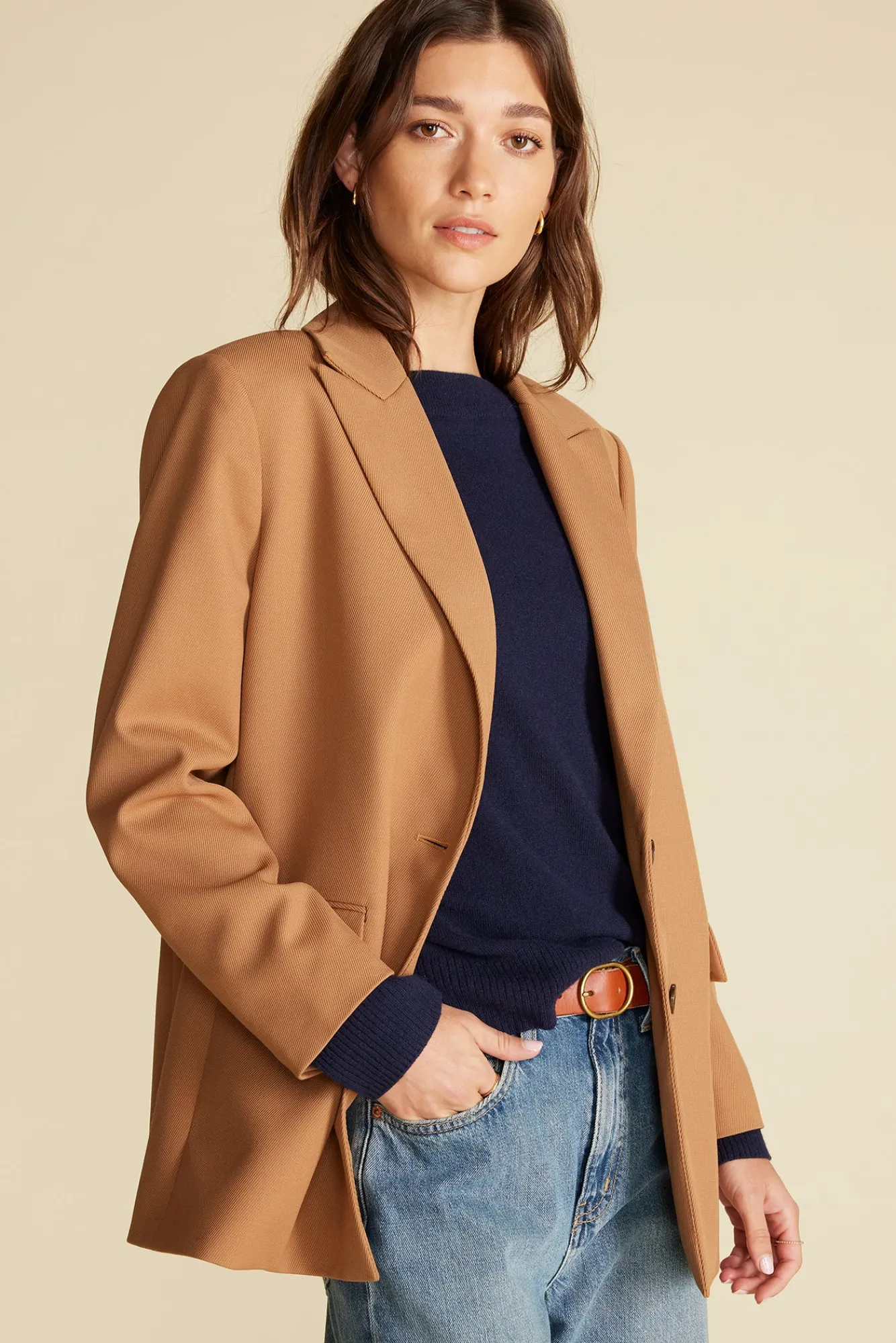 Amour Vert Alix Boyfriend Blazer- Jackets & Outerwear|Clearance