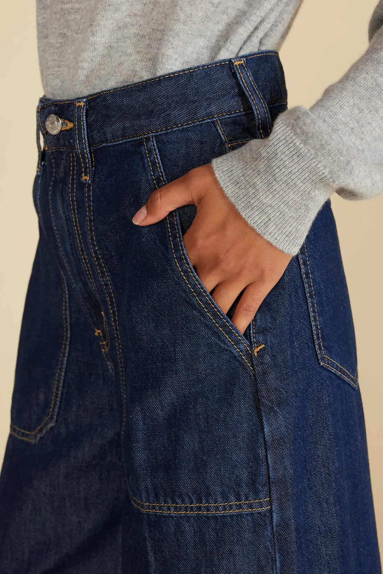 Amour Vert ETICA Matis Ultra Wide Leg Jean- Pants|Denim