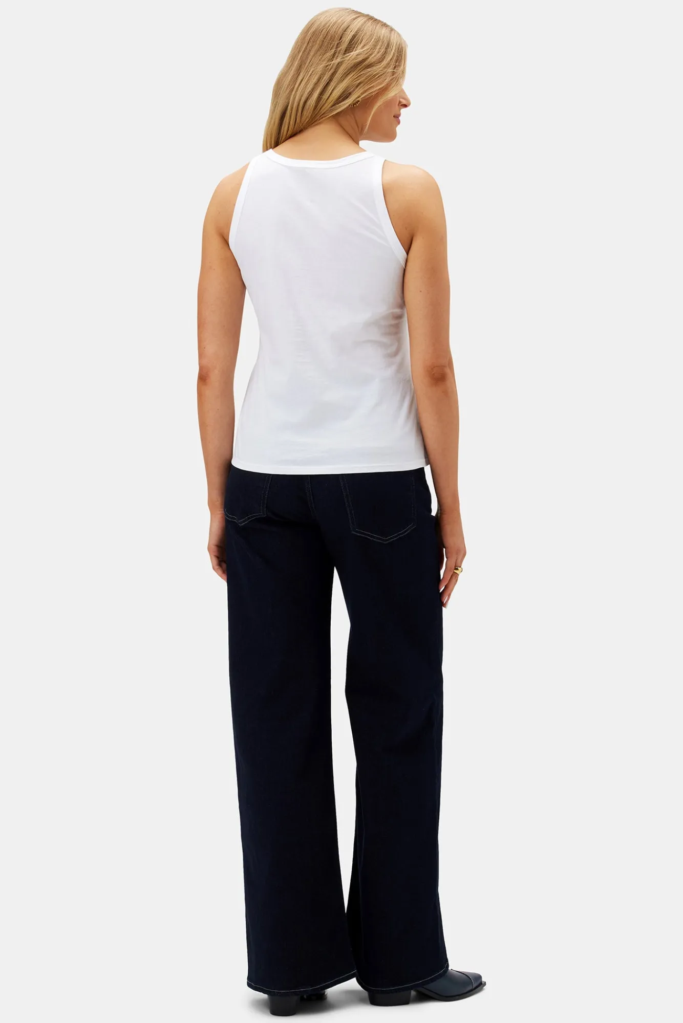 Amour Vert Jillian Organic Cotton Tank- Tops|Clearance