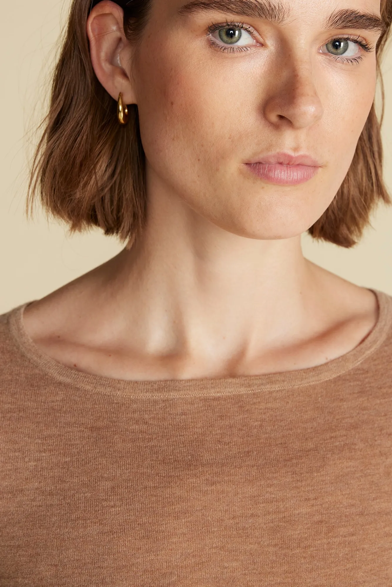 Amour Vert Fran Boatneck Cashmere Sweater- Sweaters & Cardigans