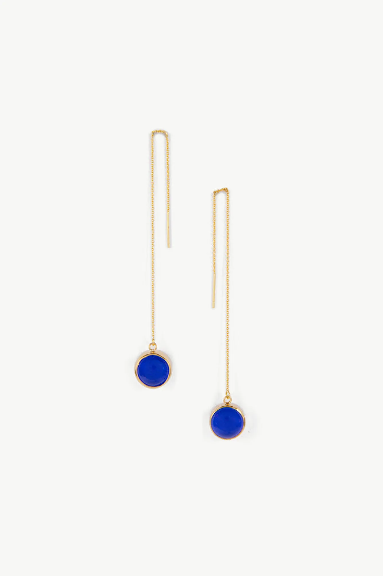 Amour Vert SOKO Umbro Chain Threader Earrings- Jewelry
